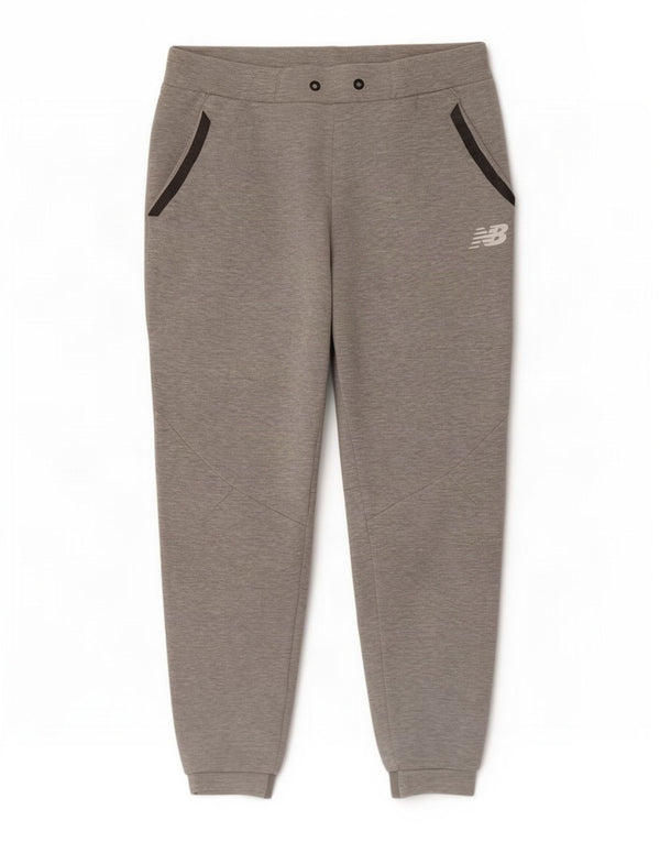 Pantaloni da tuta da uomo New Balance Joggers piccoli in cotone grigio