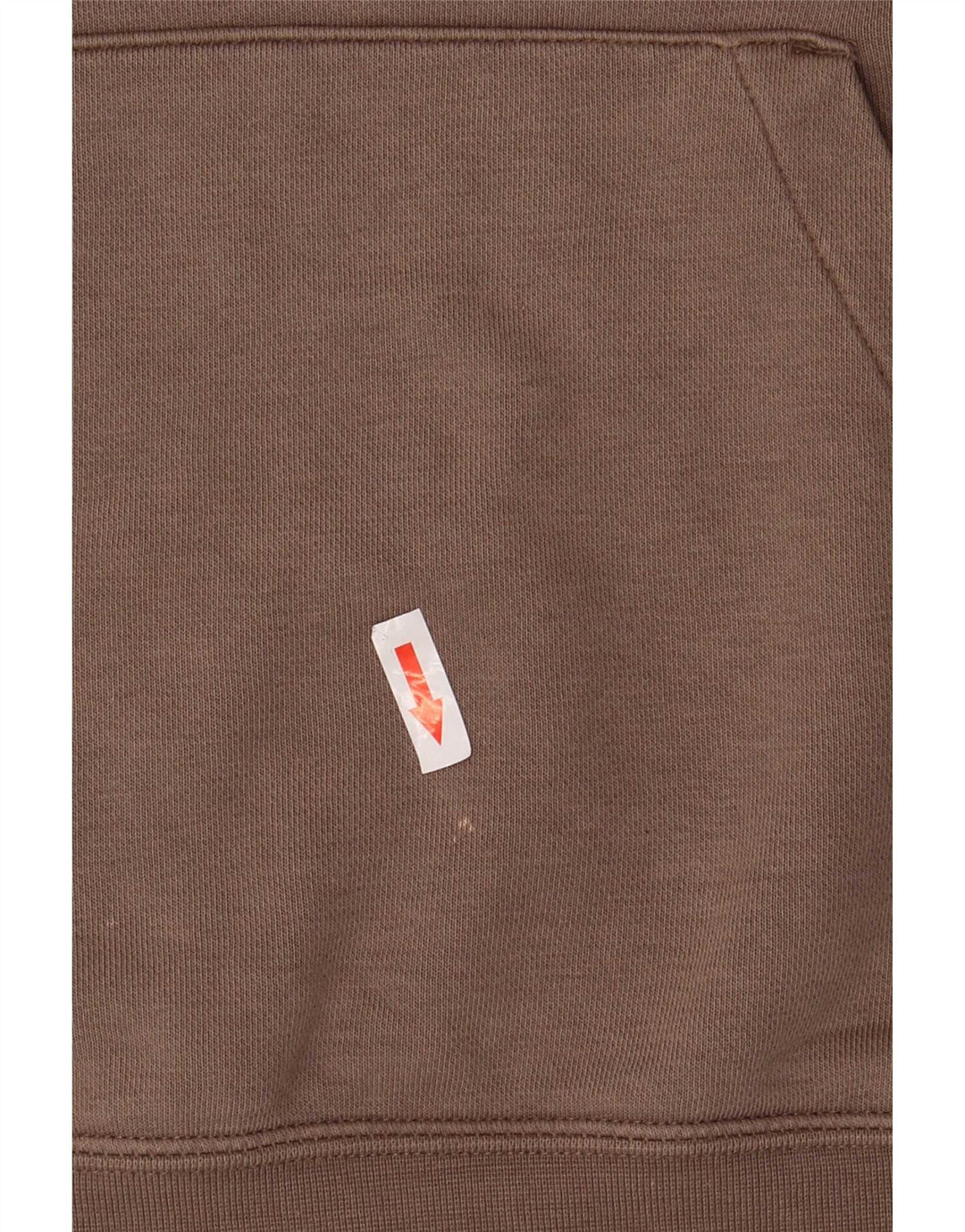 Felpa con cappuccio da uomo Nike Large in cotone marrone