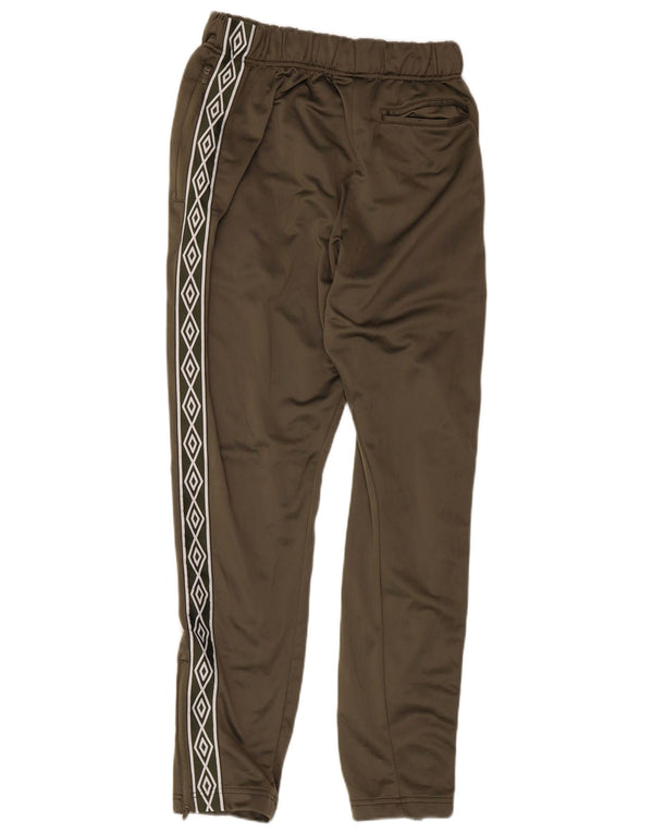 Umbro Pantaloni da tuta con grafica da uomo Joggers Large Khaki Colourblock