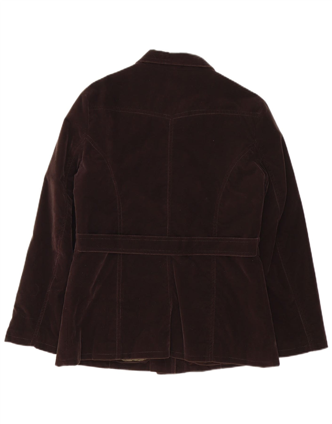 Giubbotto bomber oversize da donna Bayside UK 10 piccolo in polivinile marrone