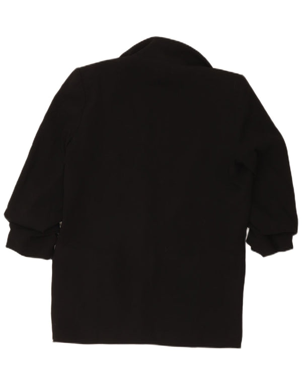 Zara Womens Open Blazer Jacket UK 10 Small Black