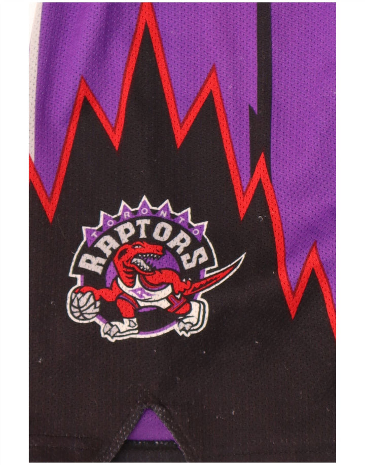 Pantaloncini Champion Mitchell&Ness NBA Los Toronto Raptors da uomo piccoli viola