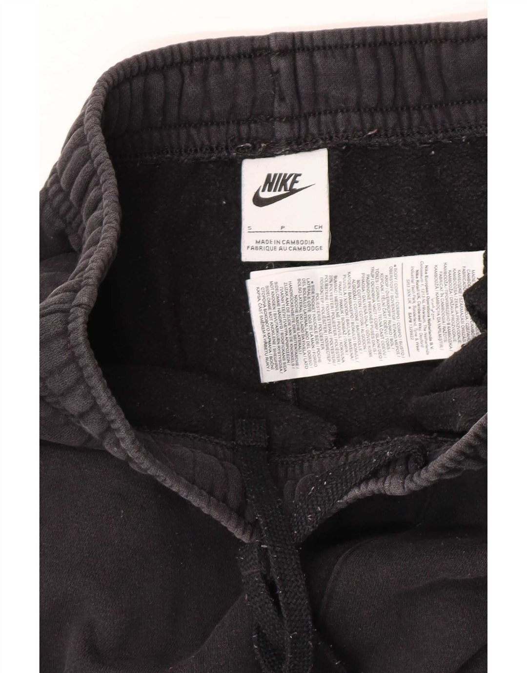 Pantaloni da tuta Nike da uomo Cargo Joggers piccoli in cotone nero