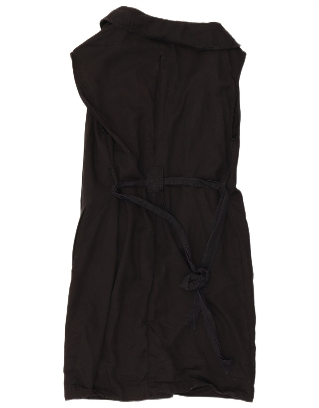 Abito a portafoglio da donna Zara UK 6 XS Lyocell nero