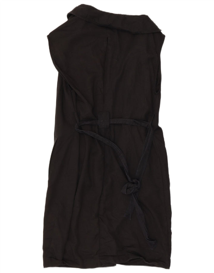 Abito a portafoglio da donna Zara UK 6 XS Lyocell nero