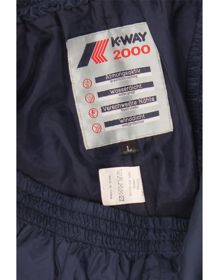 Pantaloni da tuta da uomo K-Way Joggers Large Blu Navy Poliammide
