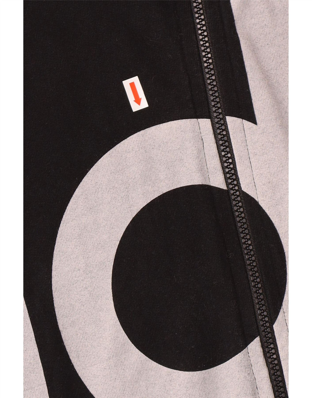 Giacca da ginnastica da uomo con grafica Adidas, piccola, in cotone color block nero