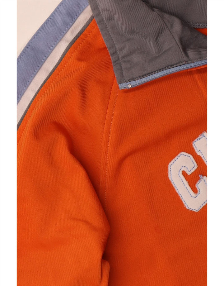 Giacca superiore della tuta da ragazzo Champion 11-12 anni Large Orange Colourblock