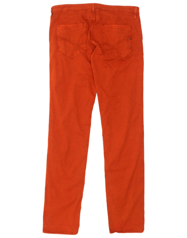 Pantaloni casual dritti Mitch da uomo Gas W33 L34 cotone arancione