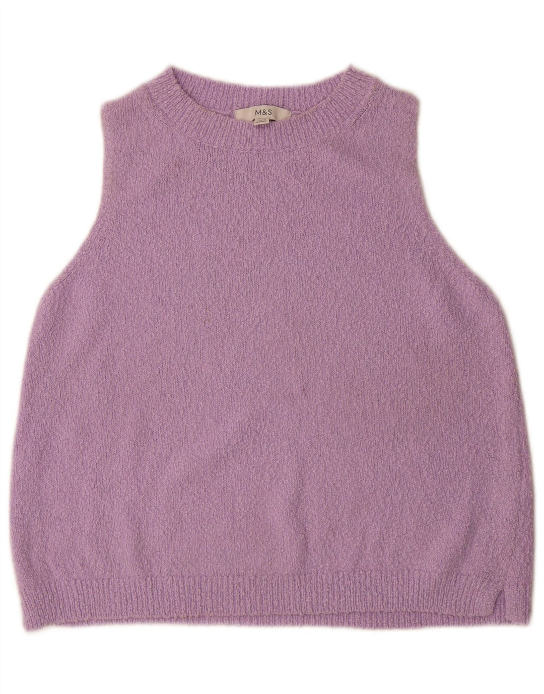 Canotta da donna Marks & Spencer UK 14 cotone viola medio