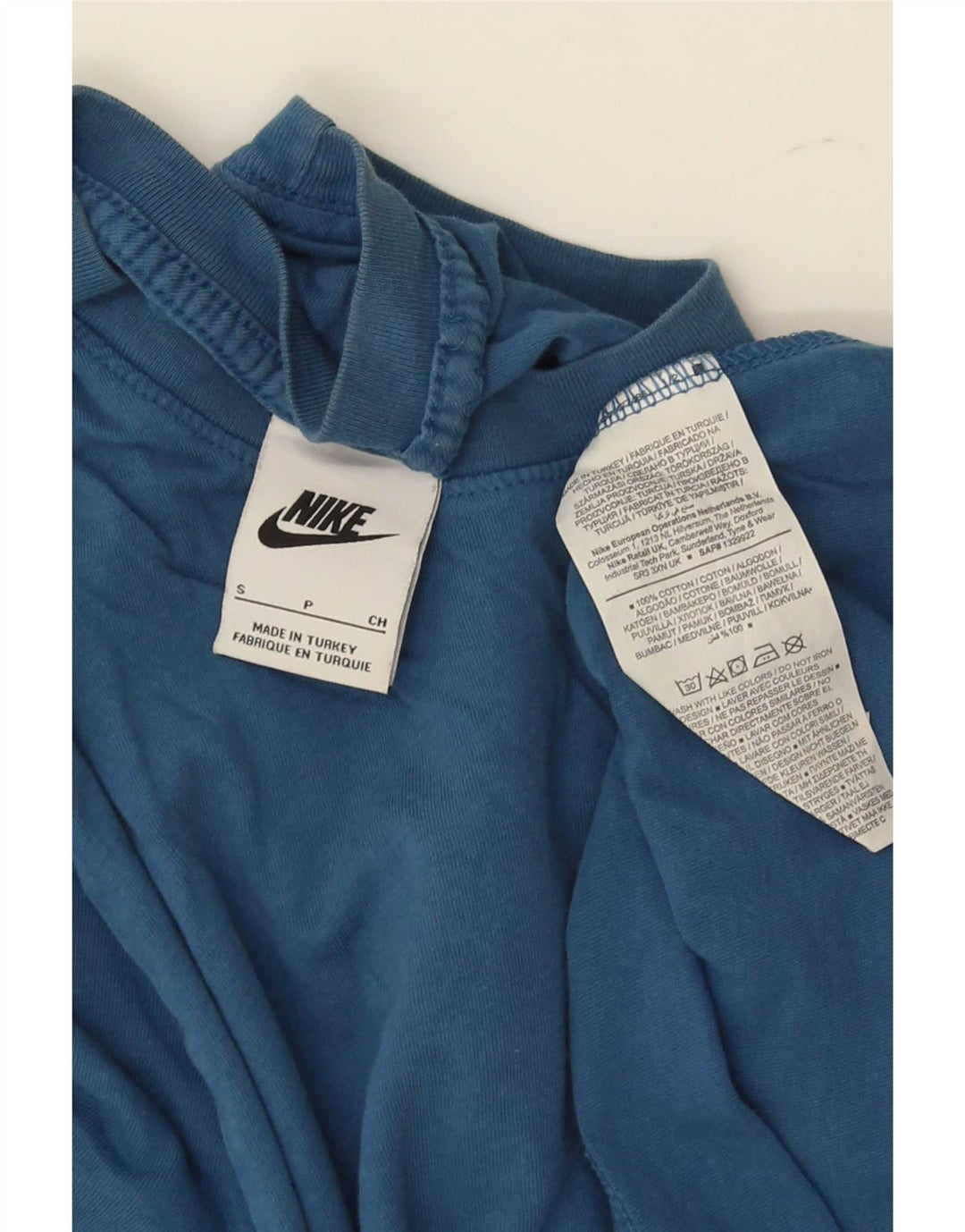 T-shirt Nike da uomo Top Small in cotone blu