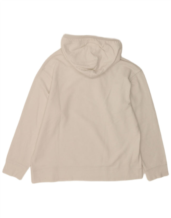 Maglione con cappuccio dalla vestibilità rilassata da uomo Levi's Large bianco