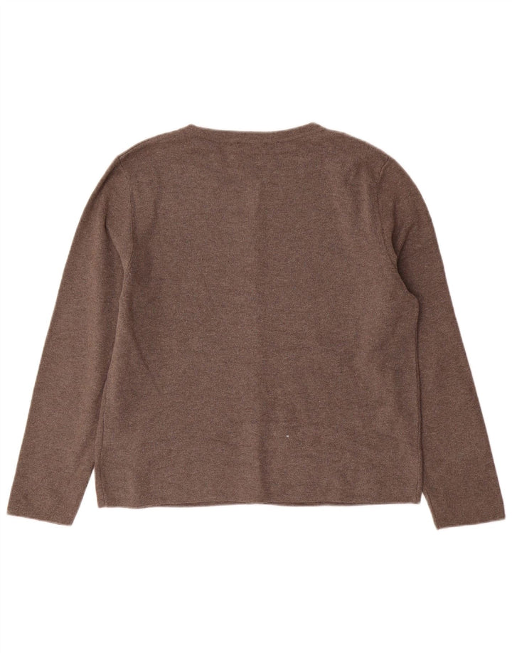 Maglione cardigan da donna Zara UK 18 XL grigio modal