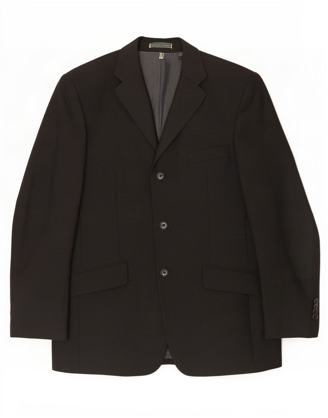 Giacca blazer a 3 bottoni da uomo Zara UK 36 piccola in lana nera
