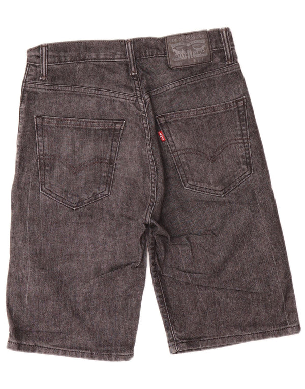 Pantaloncini di jeans Levi's 559 da uomo W30 in cotone grigio medio