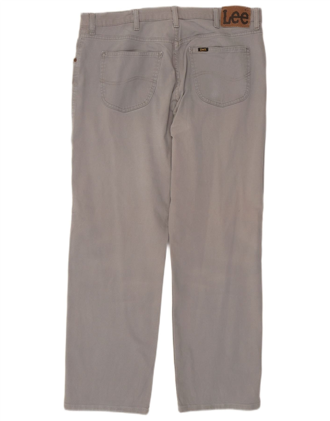 Jeans dritti da uomo Lee Brooklyn W38 L30 cotone grigio