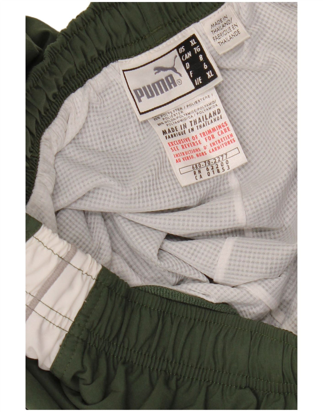 Pantaloni da tuta da uomo PUMA Joggers XL Khaki Colourblock Nylon