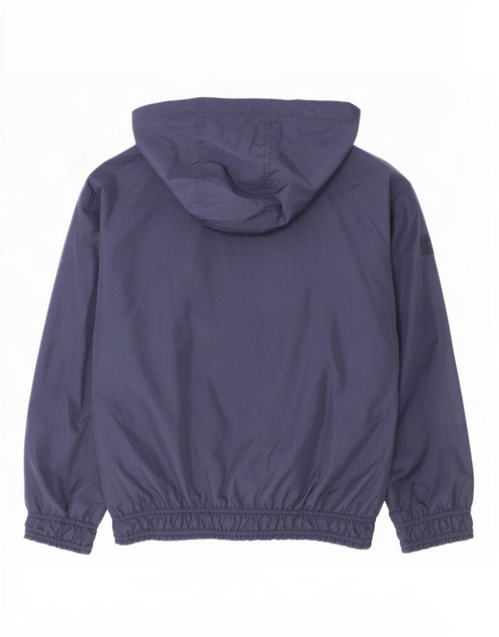 Giubbotto bomber con cappuccio da bambino Tommy Hilfiger 7-8 anni in poliestere blu navy