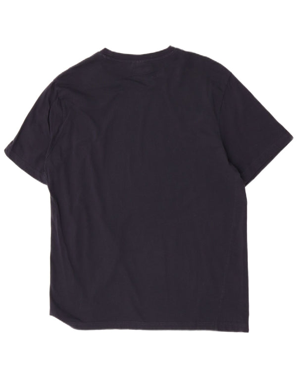 T-shirt da donna Champion Top UK 22 3XL cotone blu navy