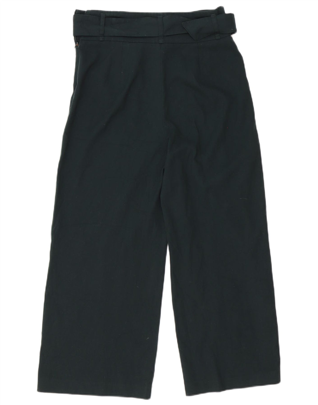 Pantaloni corti da donna Zara a gamba larga medi W30 L25 poliestere verde