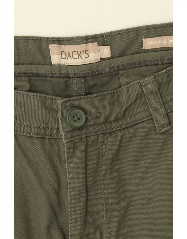 DACK'S Mens Bermuda Shorts IT 48 Medium W32  Khaki Vintage Dack's and Second-Hand Dack's from Messina Hembry 