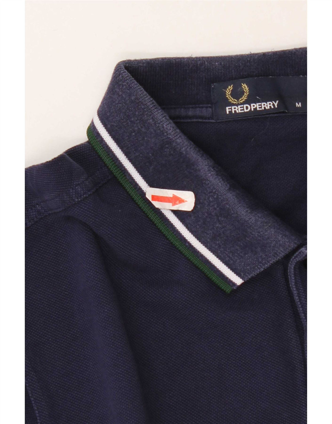 Polo da uomo Fred Perry in cotone blu navy medio