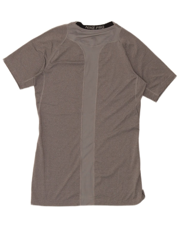 T-shirt Nike Dri Fit da uomo, grande, in poliestere grigio