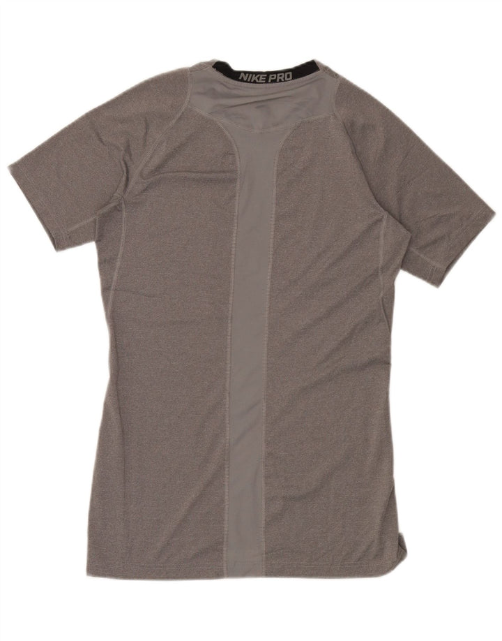 T-shirt Nike Dri Fit da uomo, grande, in poliestere grigio