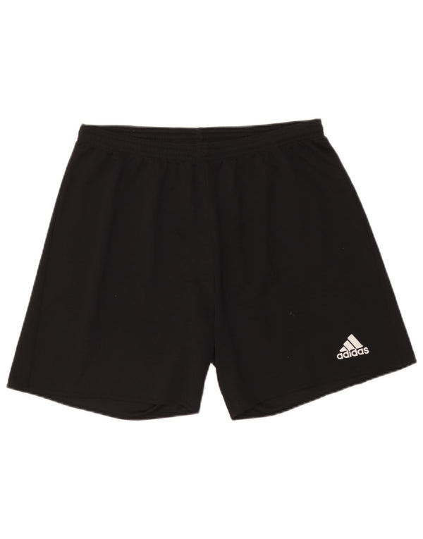 Pantaloncini sportivi Adidas Climalite da uomo grandi in poliestere nero