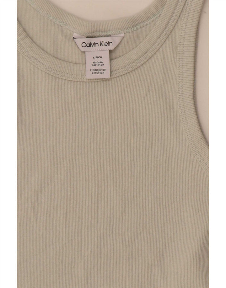Canotta da donna Calvin Klein UK 8 piccola verde