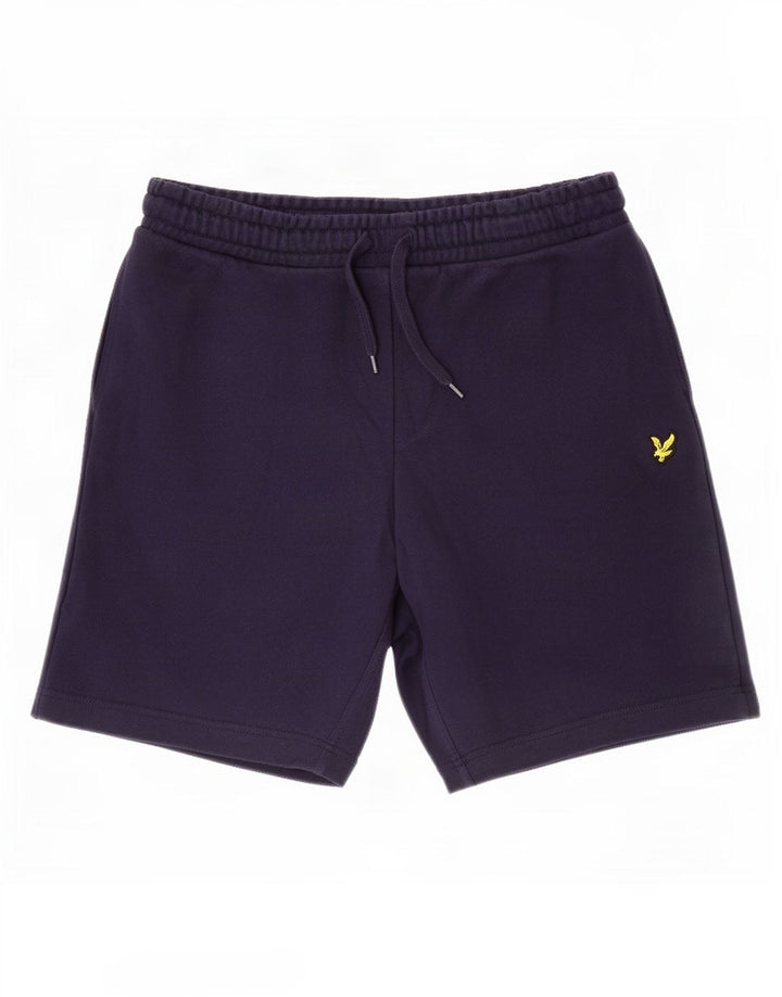 Pantaloncini sportivi da uomo Lyle & Scott medio cotone blu navy