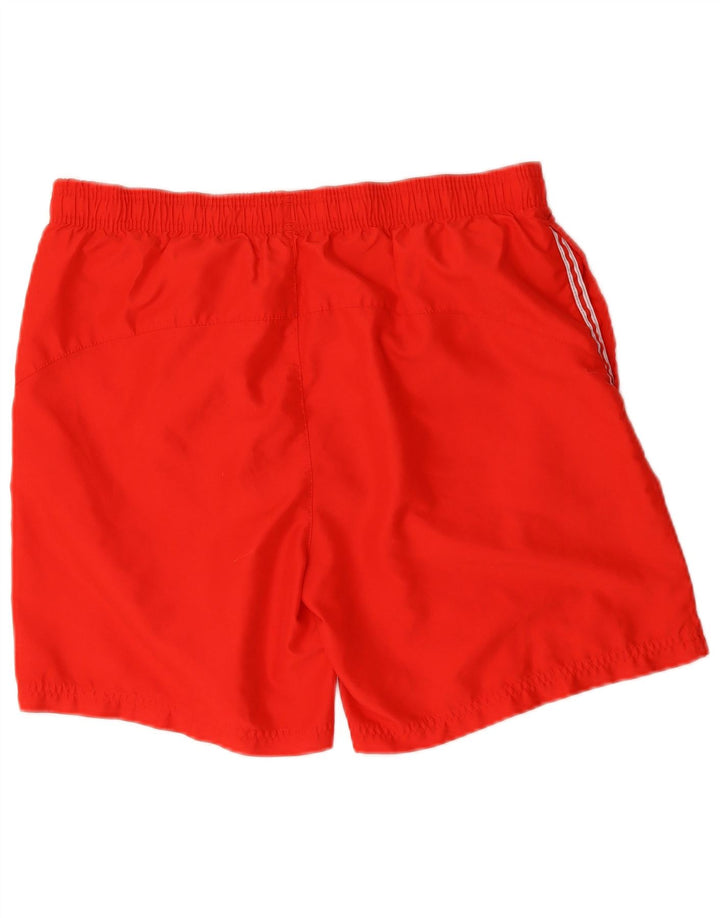 Pantaloncini da bagno da uomo Fila in poliestere rosso medio