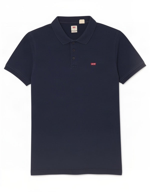 Polo standard da uomo Levi's in cotone blu navy medio