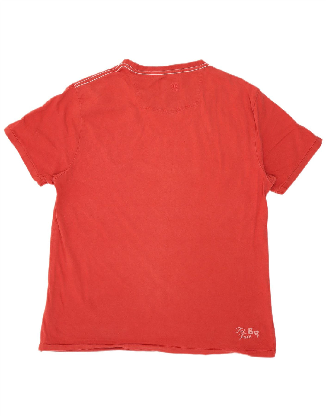 T-shirt grafica da uomo Fat Face Top in cotone rosso medio