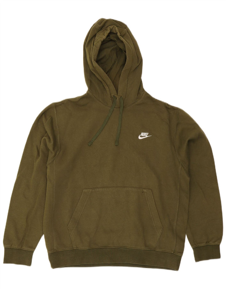 Maglia con cappuccio Nike da uomo media kaki