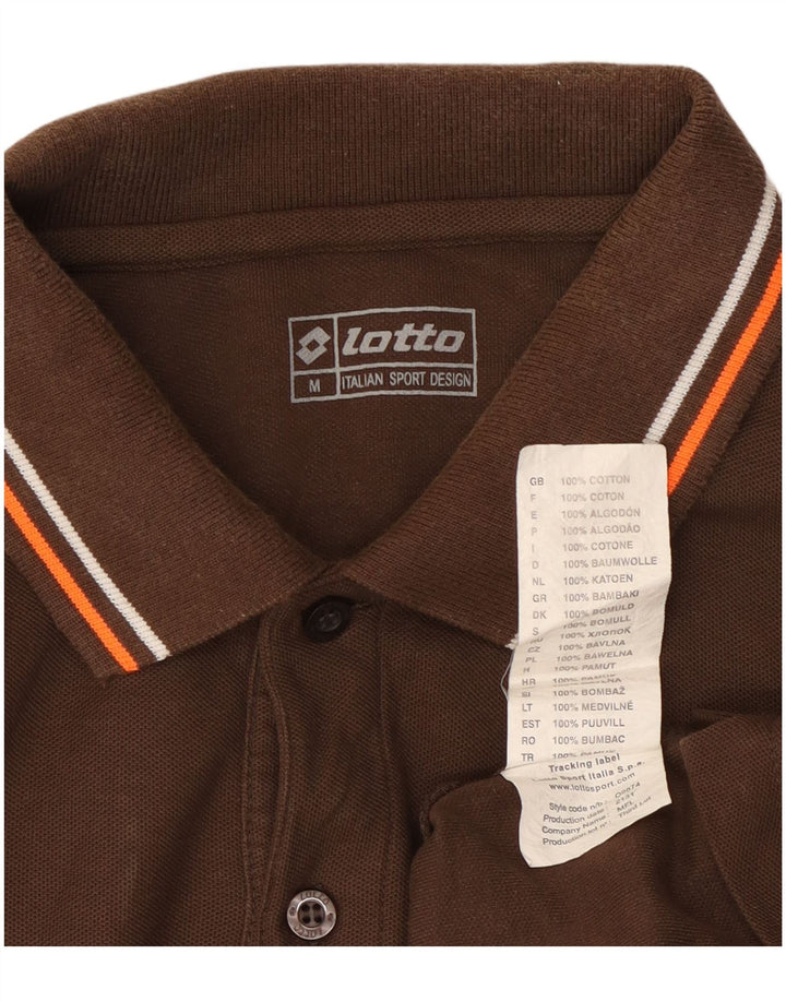 Polo da uomo Lotto Marrone medio
