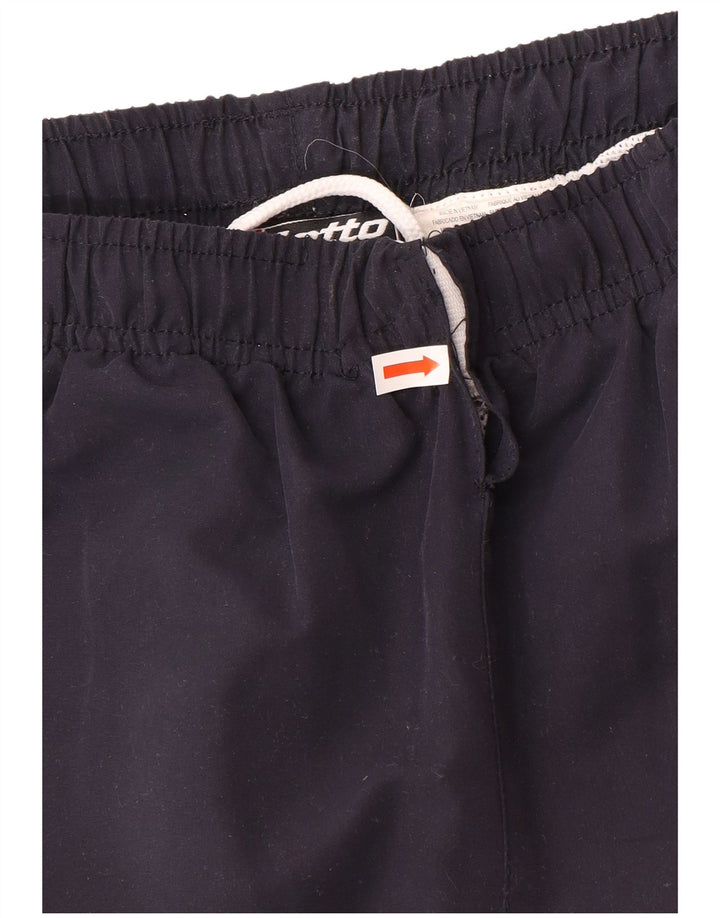 Pantaloni da tuta da uomo Lotto Poliestere color block medio blu navy