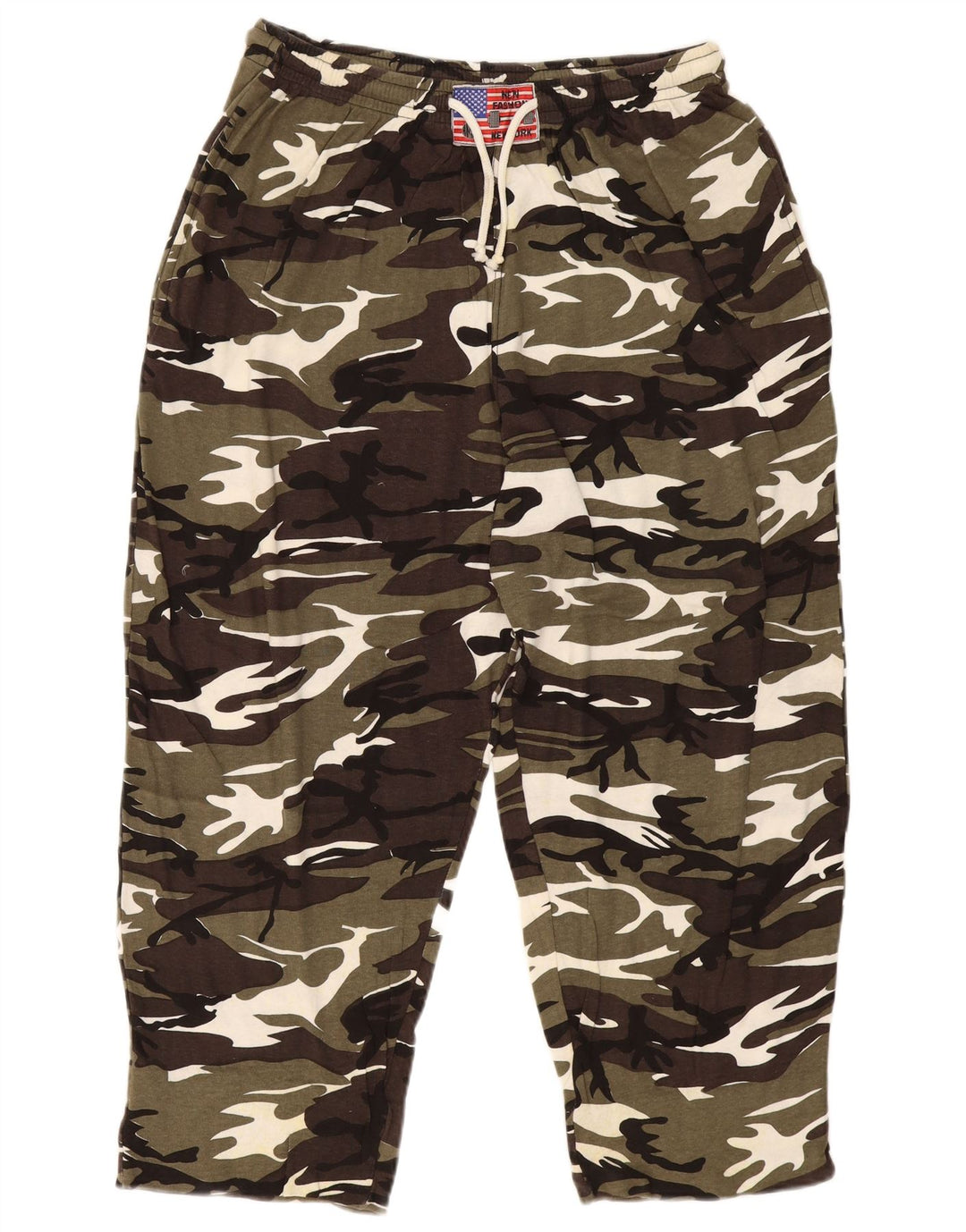 Pantaloni da tuta da uomo VINTAGE 2XL verde mimetico