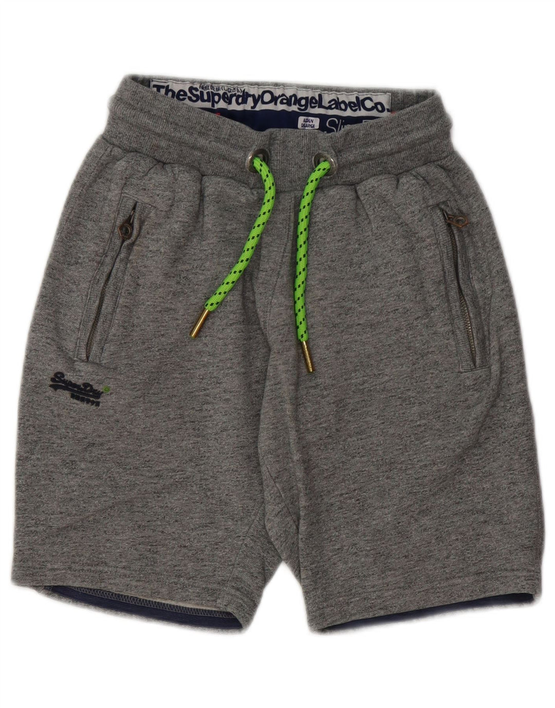 Pantaloncini sportivi slim fit da uomo Superdry XS grigio chiazzato