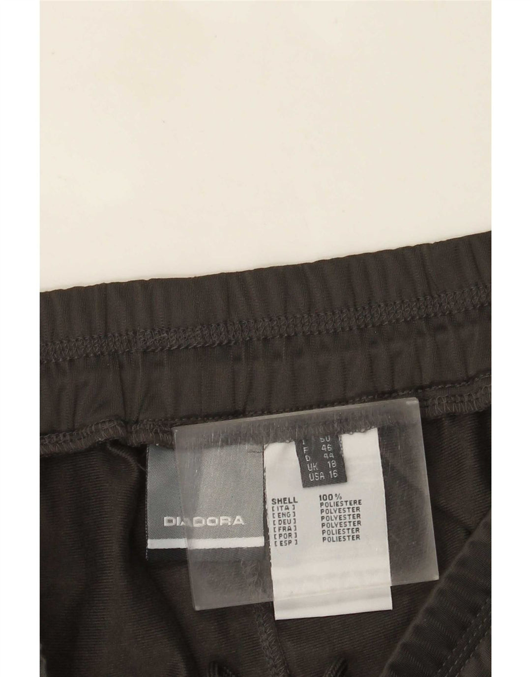Pantaloni da tuta da donna Diadora UK 18 XL Poliestere grigio
