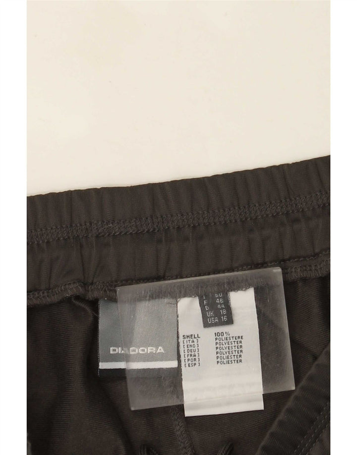 Pantaloni da tuta da donna Diadora UK 18 XL Poliestere grigio