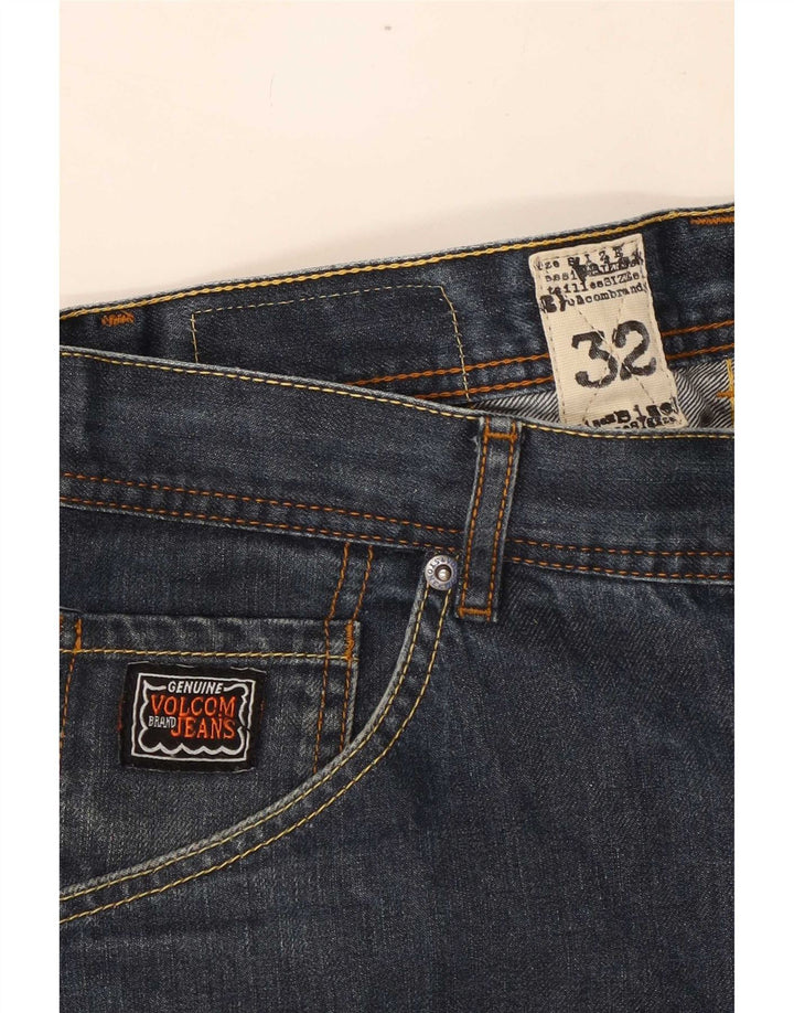 Jeans dritti da uomo Volcom W32 L31 cotone blu navy