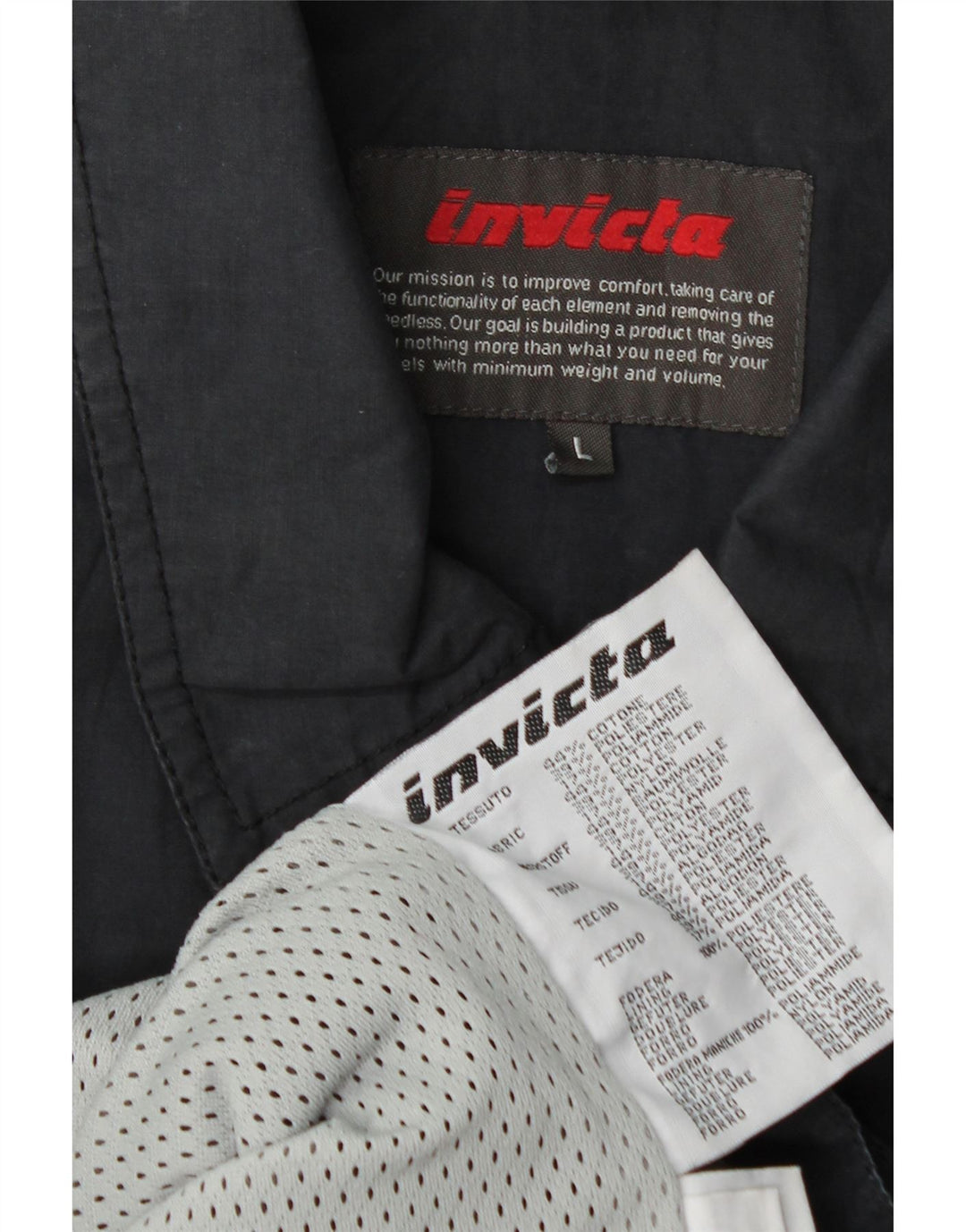 Giacca utility da donna Invicta UK 16 grande cotone blu navy