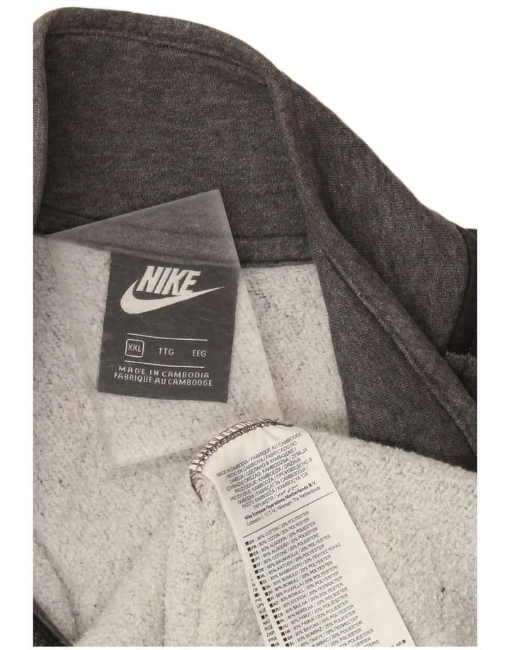 Giacca superiore della tuta da uomo Nike 2XL cotone grigio