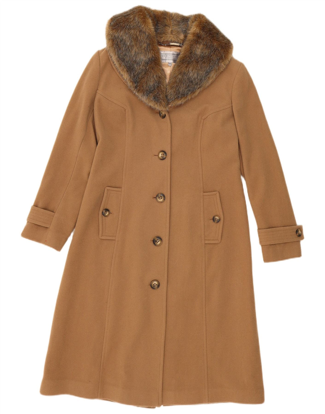 Cappotto classico da donna Debenhams UK 12 Marrone medio