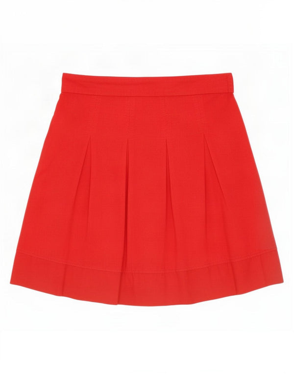 Mini gonna in velluto a coste da donna Max & Co. UK 12 media W30 cotone rosso