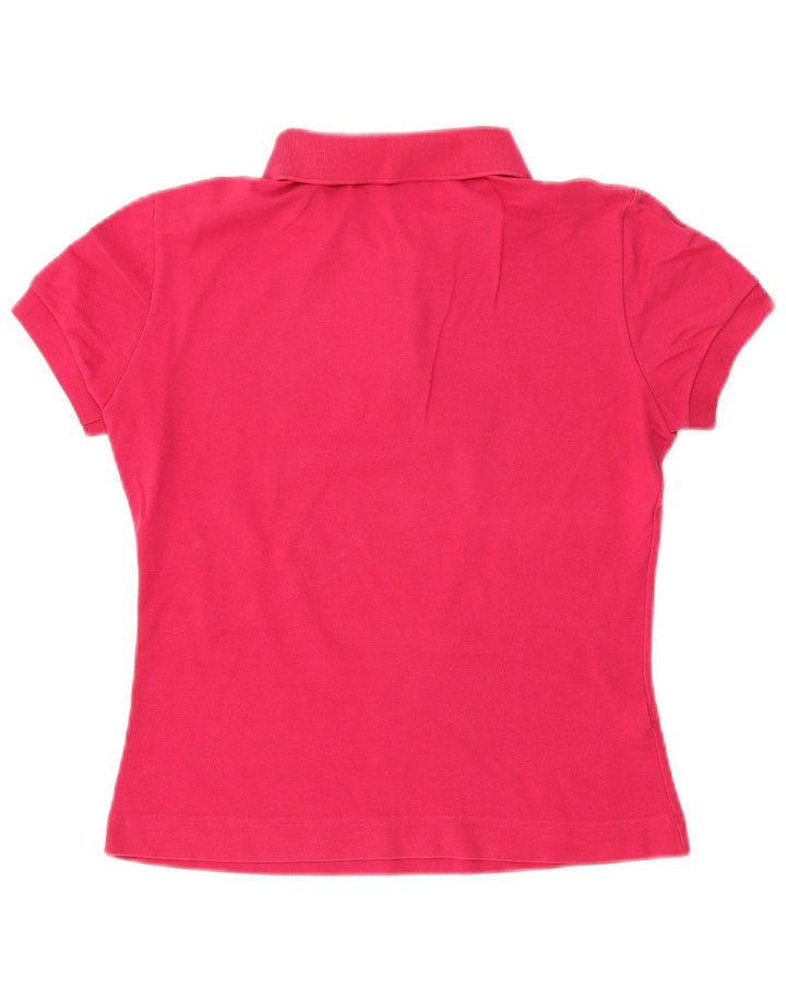 Polo da donna Lacoste taglia 42 grande in cotone rosa