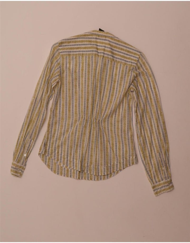 Camicia da donna Eddie Bauer UK 6 XS cotone floreale verde