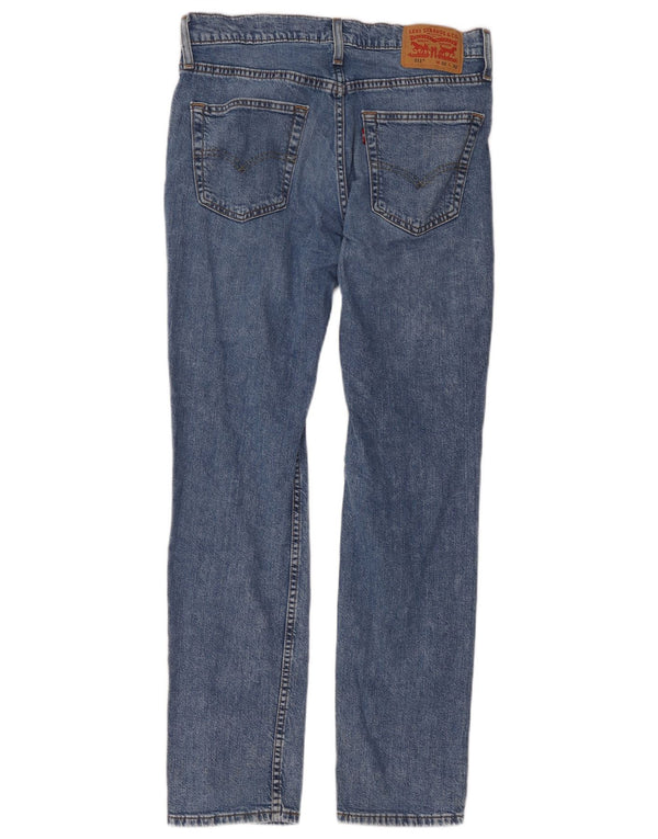 Levi's Uomo 511 Slim Jeans W32 L32 Cotone Blu