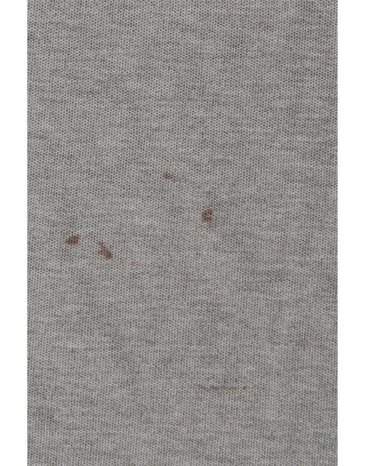 Polo Nike da uomo in cotone grigio medio